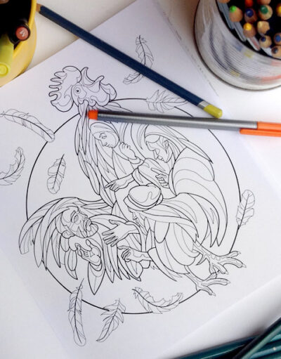Meditating the Spectrum of Salvation Colouring-in book - Image 3