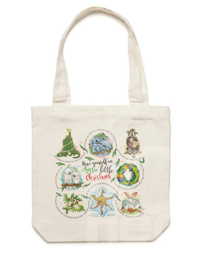 Christmas Australian Faunae Tote Bag