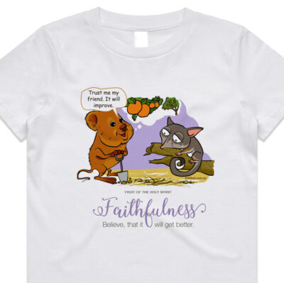 Faithfullness<br>Catholic Kids Tee