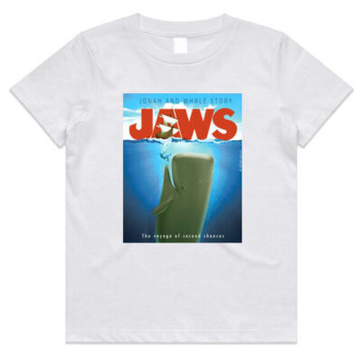JAWS - Jonah And Whale Story<br> Catholic Kids Tee