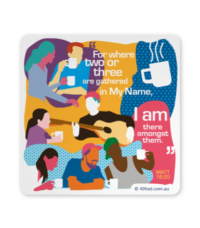 Where 2 or 3 are gathered<br>Coaster Set (4)