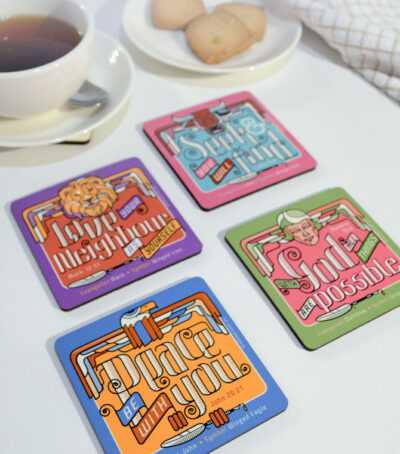 4 Evangelists<br>Coaster Set (4)