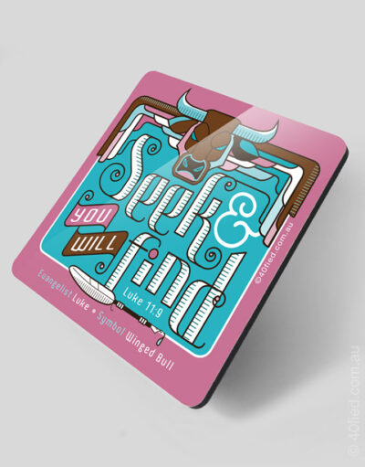 4 Evangelists<br>Coaster Set (4) - Image 4