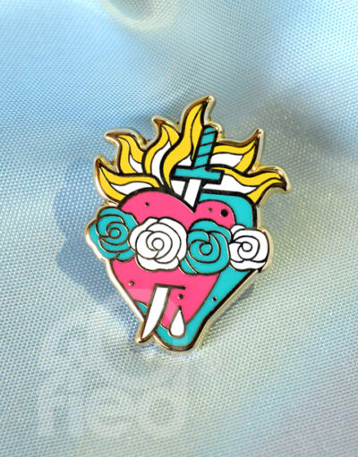 Immaculate Heart of Mary Lapel Pin