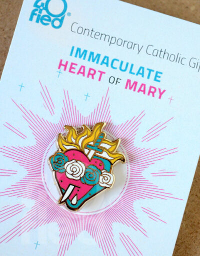 Immaculate Heart of Mary Lapel Pin - Image 3
