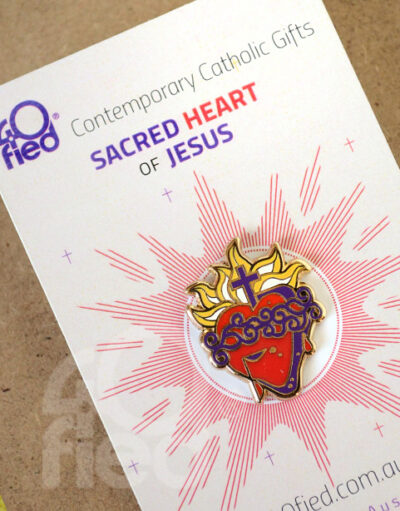 Sacred Heart of Jesus Lapel Pin - Image 3