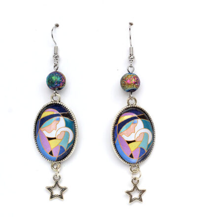 Mary and Child Earrings