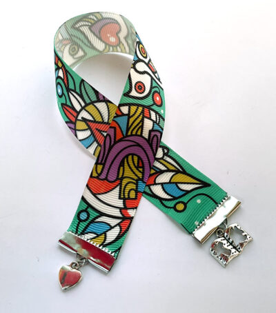 Catholicism Ribbon Bookmark with Charms - Image 3