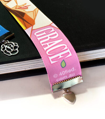 Hail Mary Ribbon Bookmark with Charms - Image 3