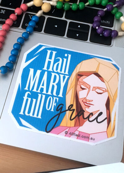 Hail Mary Vinyl Sticker