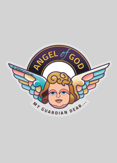 Guardian Angel Vinyl Sticker
