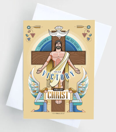 Victory through Jesus<br>Greeting Card