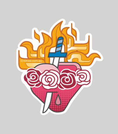 Immaculate Heart of Mary Vinyl Sticker