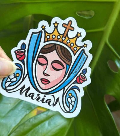 Marian Vinyl Sticker