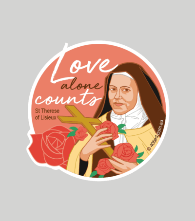 St Thérèse of Lisieux Vinyl Sticker