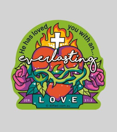 Everlasting Love Vinyl Sticker