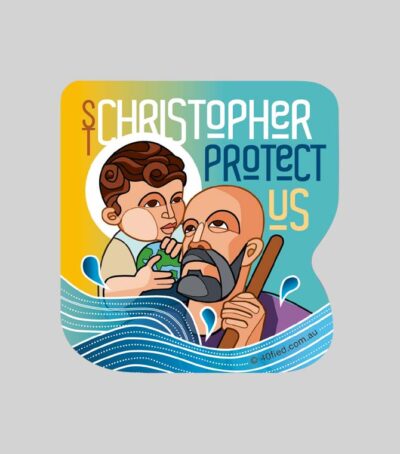 St Christopher Vinyl Sticker