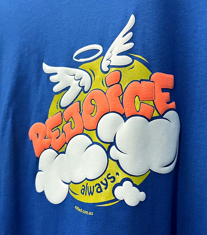 Rejoice Always<br>Catholic Tee