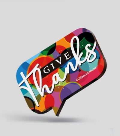 Give Thanks<br>Fridge Magnet