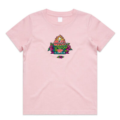 Alternative view of Everlasting Love<br>Catholic Kids Tee