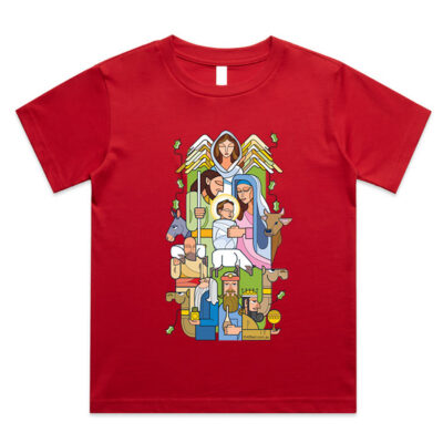 Christmas Nativity<br> Catholic Kids Tee